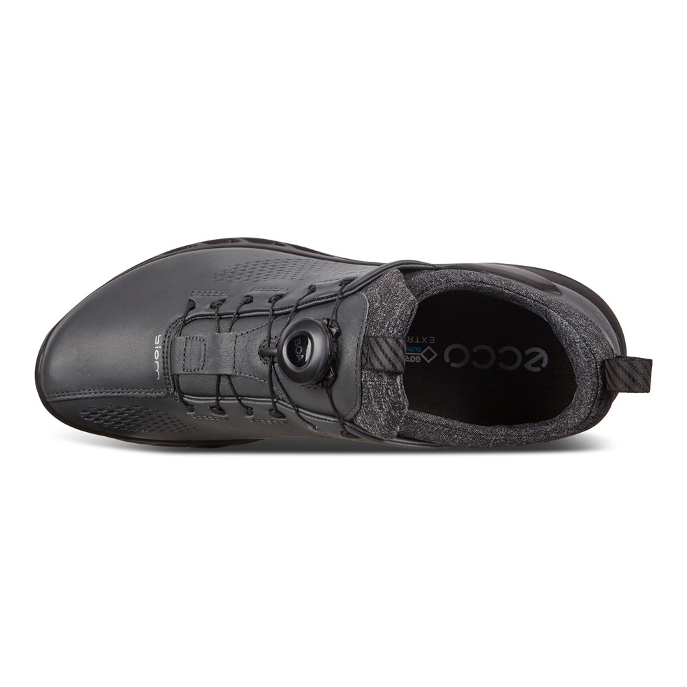 Mens Golf Shoes - ECCO Biom Cool Pro - Dark Grey - 7419HKTZB